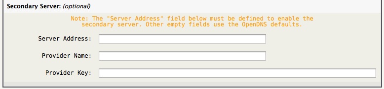 DNSCrypt Secondary Configuration