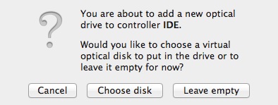 Choose Disk