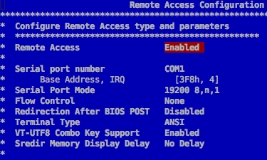 Remote Access BIOS