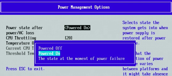 BIOS Power