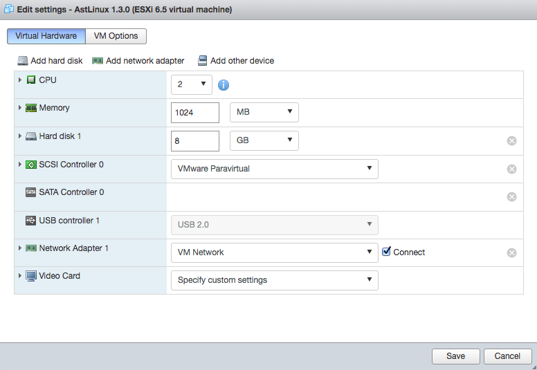 Edit Settings w/o CDROM